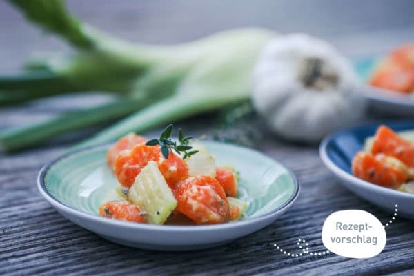 middenmang Möhren Fenchel Gemüse Rezept mit Orangen Balsamico Essig